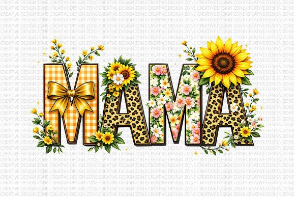 Download Sunflower Leopard Mama PNG - Mama Collection