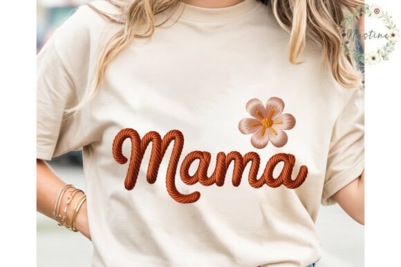 Download Mama Flower Embroidery PNG Clipart - Mama Collection