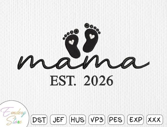 Download Mama Machine Embroidery File - Mama Collection