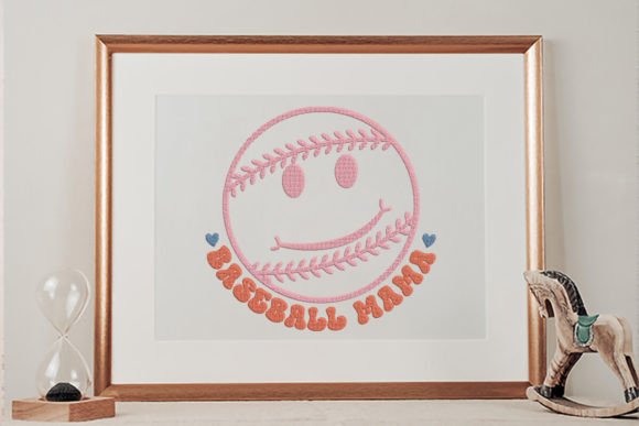 Download Baseball Mama Embroidery - Mama Collection