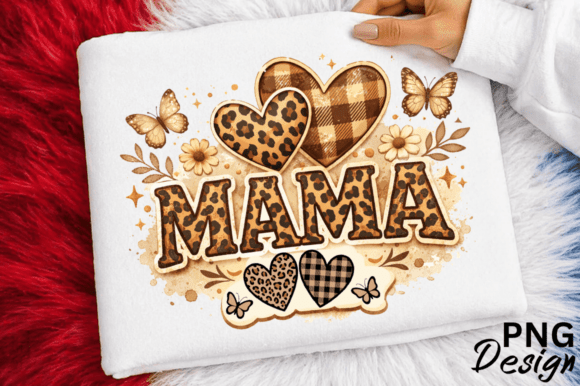 Download Mama Floral Heart PNG Design - Mama Collection