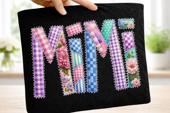 Download Mimi Mom Mama Patchwork Mother's Day Png - Mama Collection