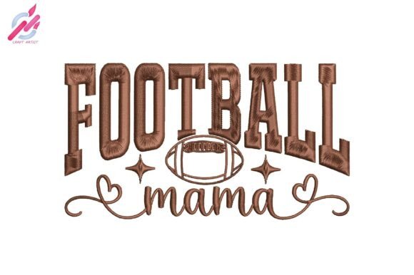 Download Football Mama Embroidery Design - Mama Collection