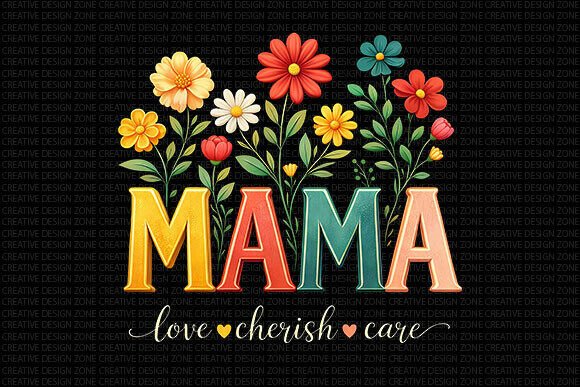 Download Floral Mama Love Cherish PNG - Mama Collection