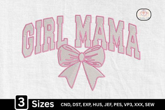 Download Varsity Letter Mom Bow Girl Mama - Mama Collection