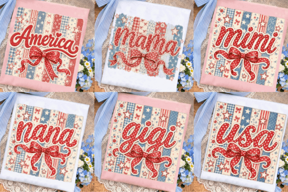 Download Striped Mama Floral America Png Bundle - Mama Collection
