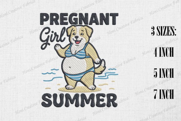 Download Pregnant Girl Summer Mama Dog - Mama Collection