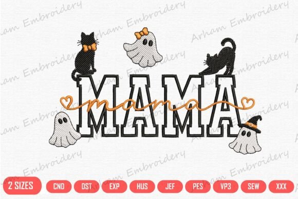 Download Halloween Mama Cute Ghost - Mama Collection